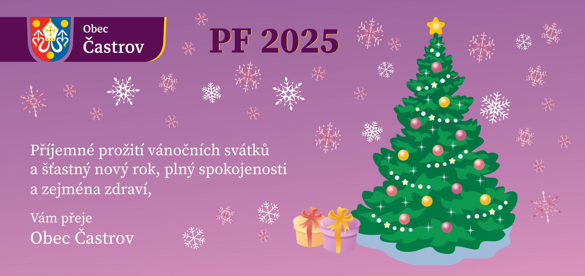 Krásné Vánoce a šťastný nový rok 2025